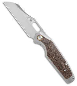 Kansept Tuckamore Frame Lock Knife Copper CF/Ti (3.5" Satin) K1052A2