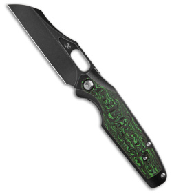 Kansept Tuckamore Frame Lock Knife Green CF/Ti (3.5" BSW) K1052A3