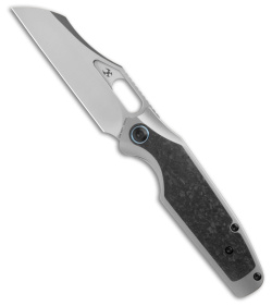 Kansept Tuckamore Frame Lock Knife Shred CF/Ti (3.54" Satin) K1052A1