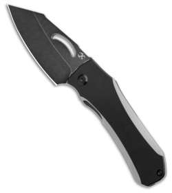 Kansept Kansept Knives Loki Black Titanium Frame Lock Knife (2.99" Black SW S35VN) - $159.89 at Blade HQ