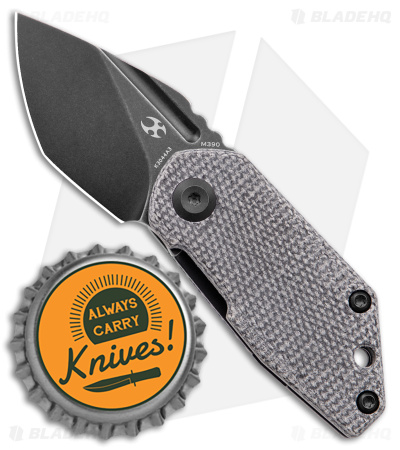 Kansept Knives 4T5 Design RIO Liner Lock Knife Black Micarta (1.56" Black SW)