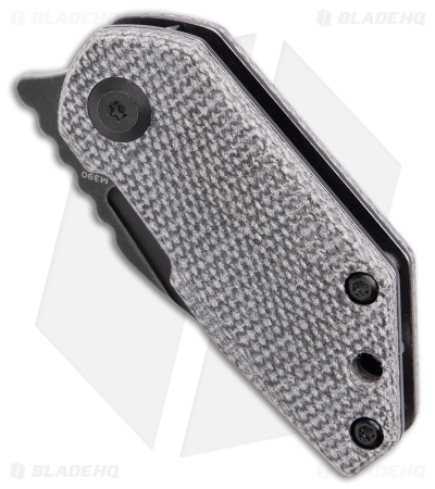 Kansept Knives 4T5 Design RIO Liner Lock Knife Black Micarta (1.56" Black SW)