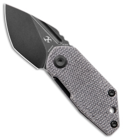 Kansept Knives 4T5 Design RIO Liner Lock Knife Black Micarta (1.56" Black SW)