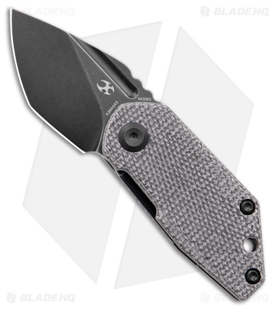 Kansept Knives 4T5 Design RIO Liner Lock Knife Black Micarta (1.56" Black SW)