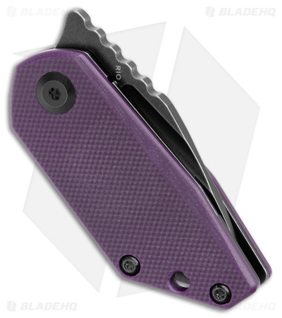 Kansept Knives 4T5 Design RIO Purple G-10 (BSW) - Blade HQ