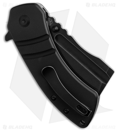 Kansept Knives Korvid M+ Liner Lock Knife Black G-10 (3.07" Black SW) T2030B1U 