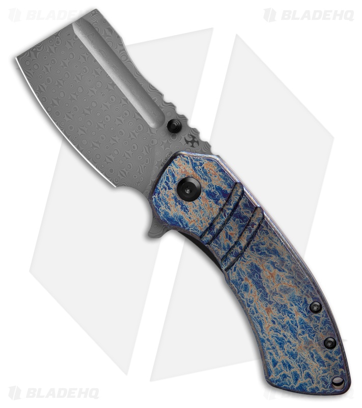 Kansept Knives Korvid M+ Cleaver Lightning Ti - Blade HQ