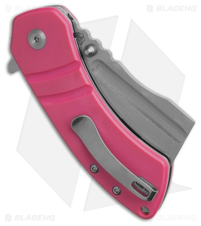 Kansept Knives Korvid M+ Liner Lock Knife Pink G-10 (3.07" SW) T2030B4U