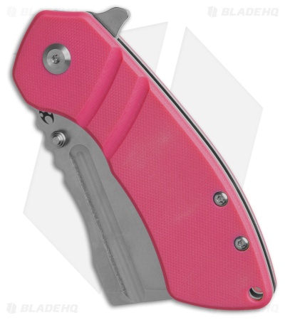 Kansept Knives Korvid M+ Liner Lock Knife Pink G-10 (3.07" SW) T2030B4U