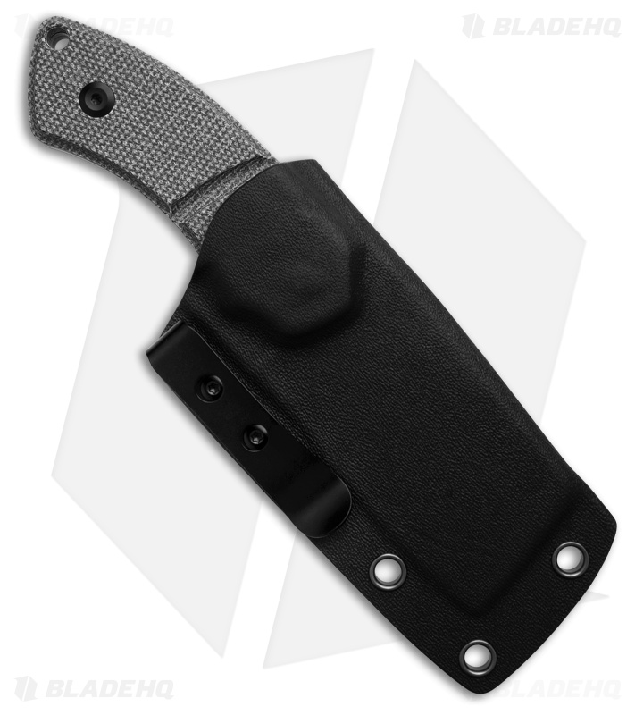 Kansept Knives Korvid S Fixed Blade Black Micarta - Blade HQ