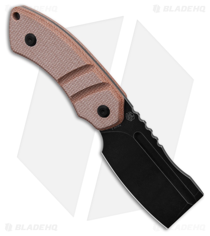 Kansept Knives Korvid S Fixed Blade Brown Micarta - Blade HQ