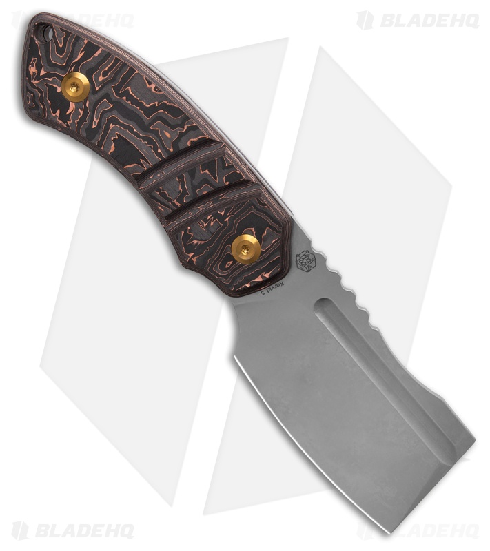 Kansept Knives Korvid S Fixed Blade Knife Copper CF Blade HQ
