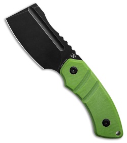 Kansept Knives Korvid S Fixed Blade Knife Grass Green G-10 (2.9" Blk/SW)