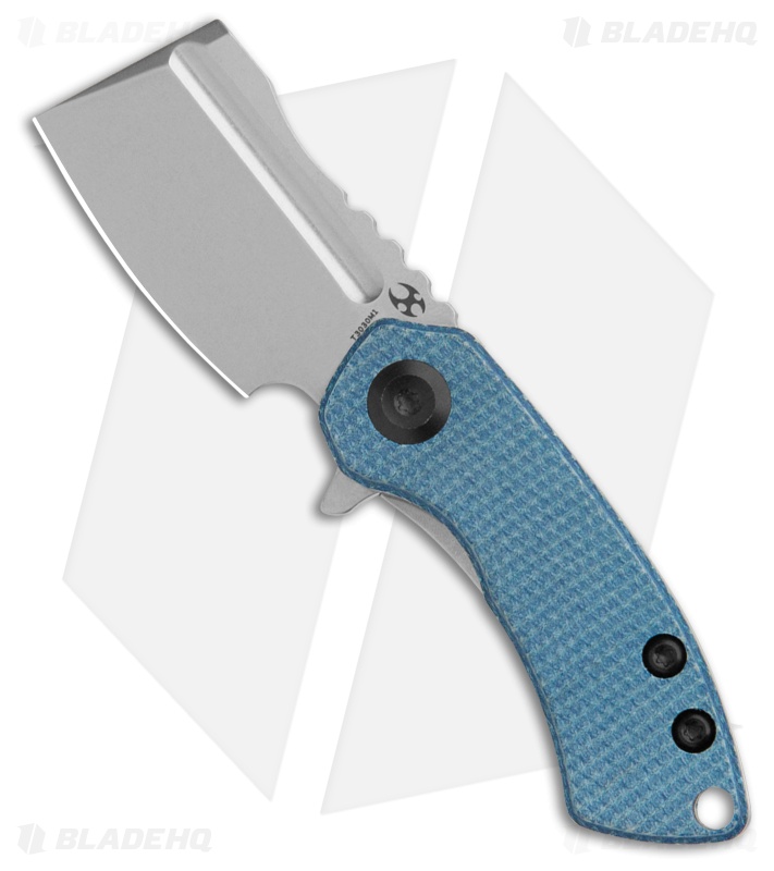 Kansept Knives Mini Korvid Liner Blue Micarta SW - Blade HQ