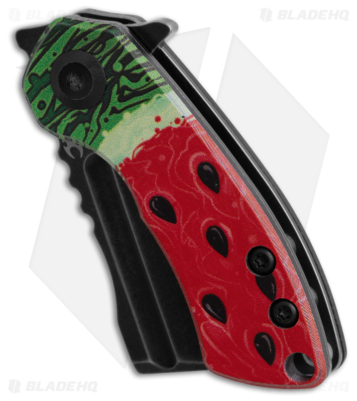 Kansept Knives Mini Korvid Knife Watermelon G-10 - Blade HQ