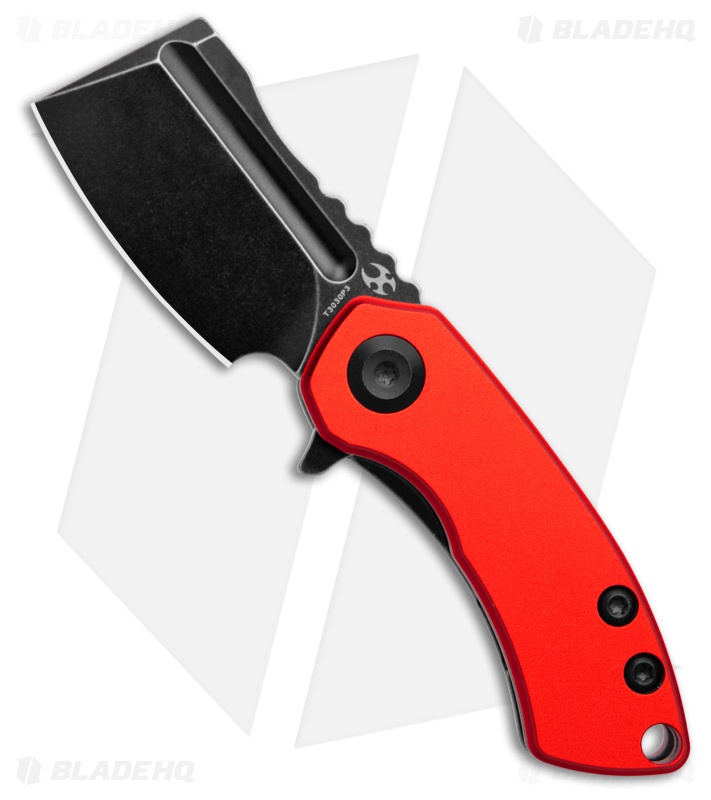 Kansept Mini Korvid Knife Red Aluminum Black SW