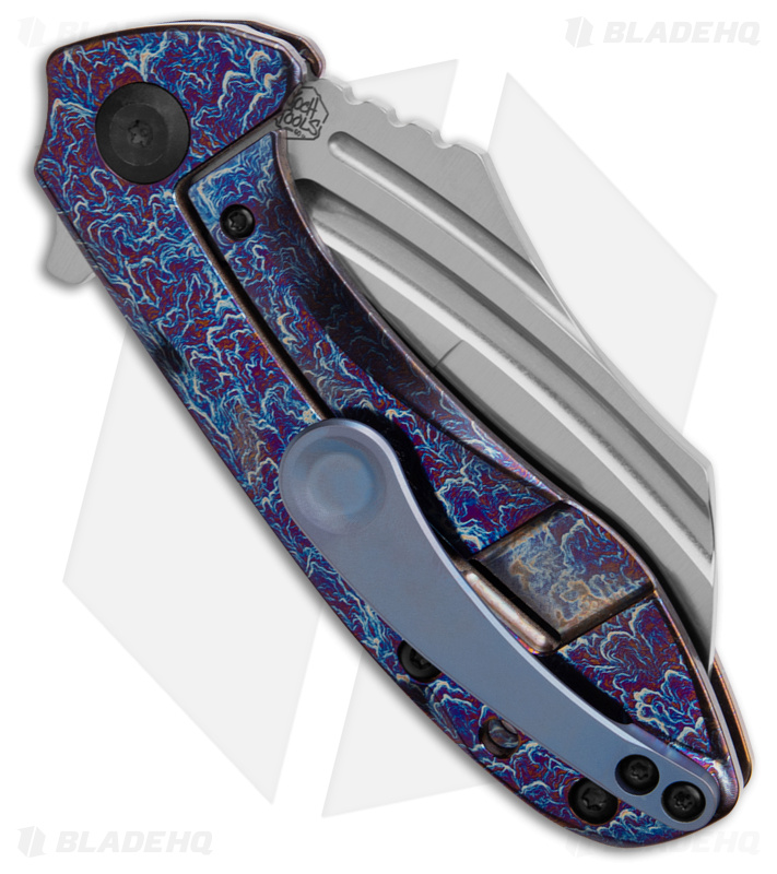 Kansept Knives KTC3 Knife Lightning Strike Ti - Blade HQ