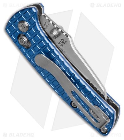 Kansept Knives Little Main Street Crossbar Lock Knife Blue Frag  Al (2.25" SW)