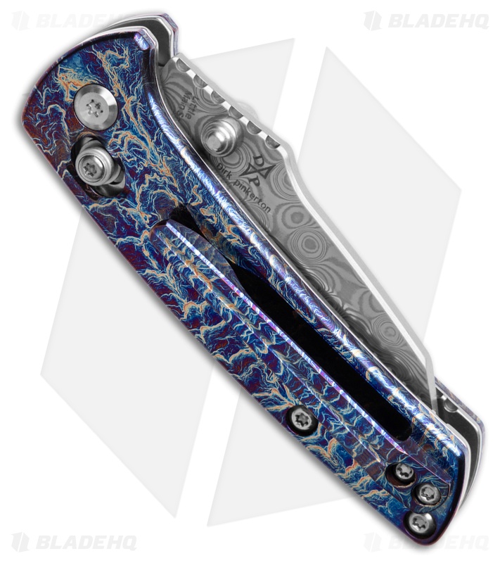 Kansept Knives Little Main Street Crossbar Lock Knife Lightning Ti (2.25" Dama)