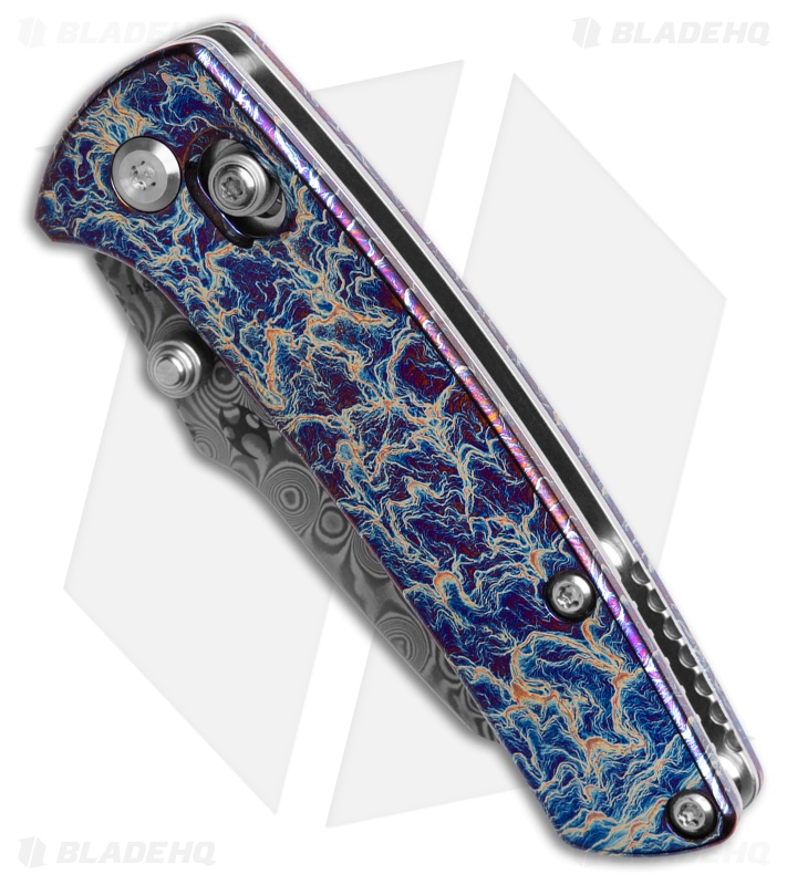 Kansept Knives Little Main Street Crossbar Lock Knife Lightning Ti (2.25" Dama)