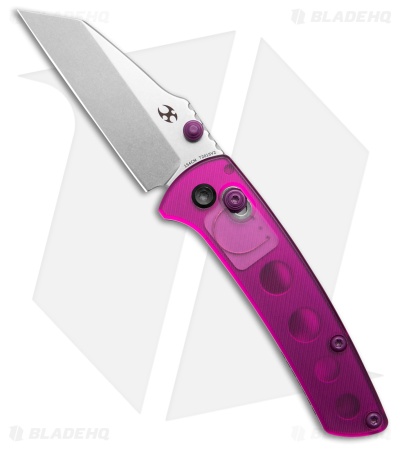 Kansept Knives Little Main Street Crossbar Lock Knife Purple Acrylic (2.25" SW)
