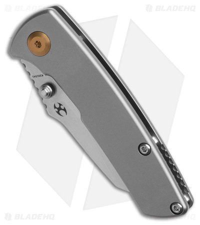 Kansept Knives Little Main Street Frame Lock Knife Titanium (2.2" Stonewash)