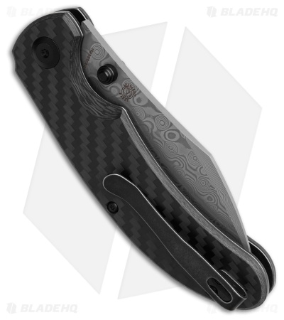 Kansept Knives Nesstreet Button Lock Knife Twill Carbon Fiber (3.6" Satin)