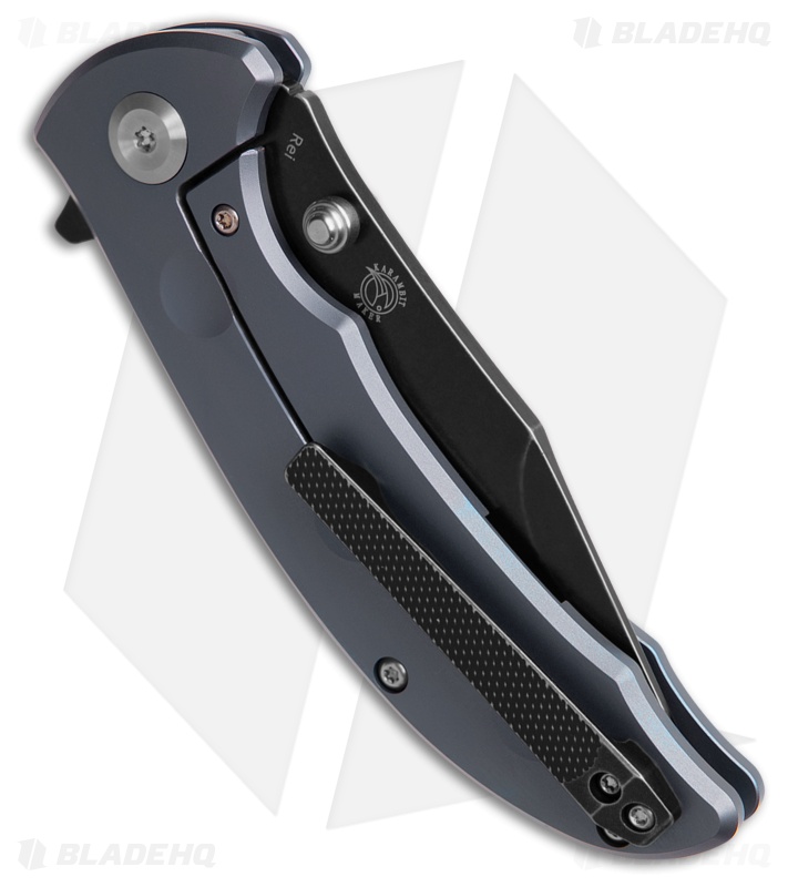 REI 　11600 Kansept Knives Rei Knife Blue Anodized Titanium Black SW