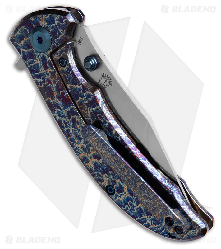 Kansept Knives Rei Lightning Strike Ti Clip Point Satin 20CV