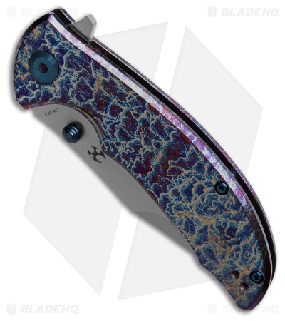 Kansept Knives Rei Lightning Strike Ti Clip Point Satin 20CV