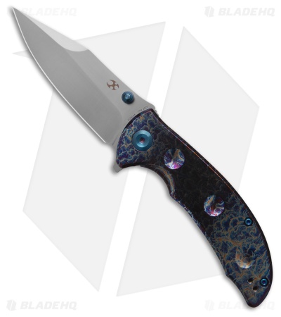 Kansept Knives Rei Lightning Strike Ti Clip Point Satin 20CV