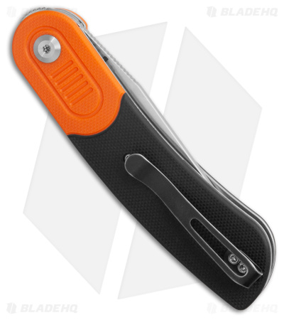 Kansept Knives Lundquist Reverie Pocket Knife Black/Orange G-10 (3 Stonewash) 