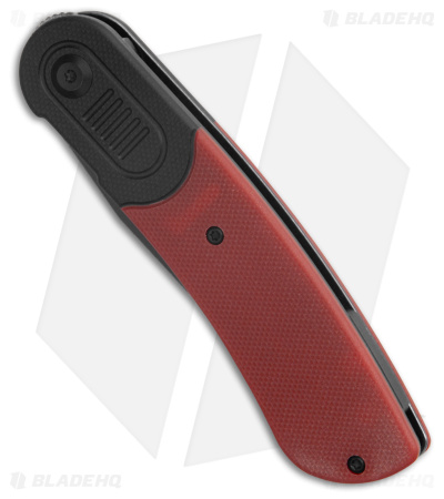 Kansept Knives Lundquist Reverie Pocket Knife Black/Red G-10 (3" Black SW) 