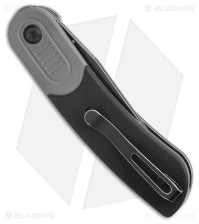 Kansept Knives Lundquist Reverie Pocket Knife Gray/Black G-10 (3" Black SW)