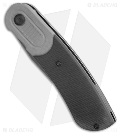 Kansept Knives Lundquist Reverie Pocket Knife Gray/Black G-10 (3" Black SW)