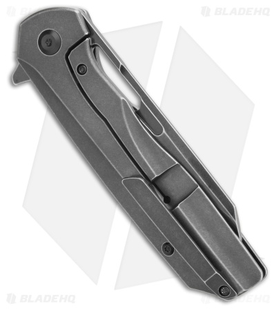 Kansept Knives Shard Frame Lock Knife Black SW Ti + Copper CF (3.5" Black SW)