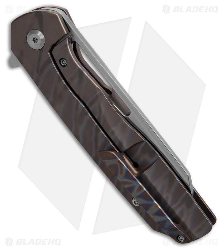 Kansept Knives Shard Knife Tiger Stripe Titanium - Blade HQ