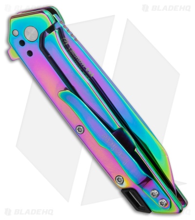 Kershaw Misdirect Assisted Opening Knife Rainbow Steel (2.9" Rainbow) 1365RBW