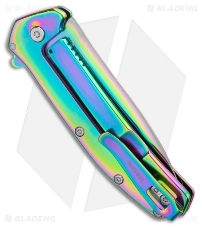 Kershaw Outcome Assisted Opening Knife Rainbow Steel (3.1" Rainbow) 2044RBW