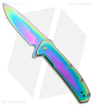 Kershaw Outcome Assisted Opening Knife Rainbow 2044RBW