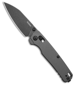 Kershaw Bel Air MagnaCut DuraLock Knife Gray Blackwash Aluminum (3.1&quot; Black SW) | 221505