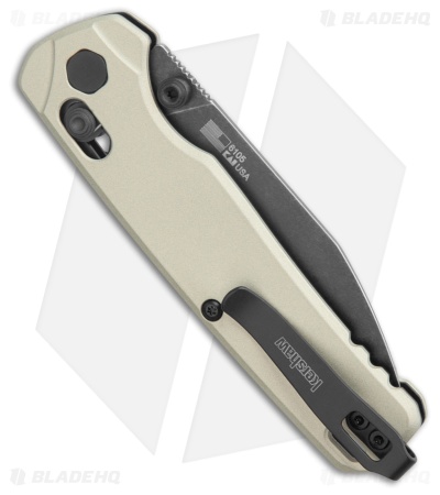 Kershaw Bel Air MagnaCut DuraLock Knife Gray Aluminum (3" Black SW) 6105