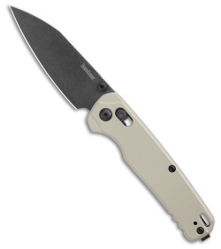 Kershaw Bel-Air MagnaCut DuraLock Knife Gray Aluminum (3" Black SW) 6105