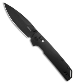 Kershaw Iridium DuraLock Knife Black Aluminum (3.5" Black D2) 2038BLK