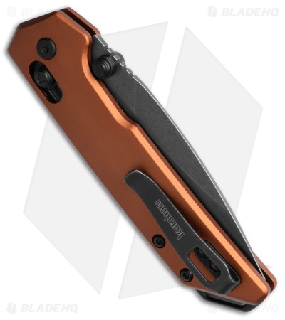 Kershaw Mini Iridium DuraLock Knife Bronze Aluminum (3" Black SW)