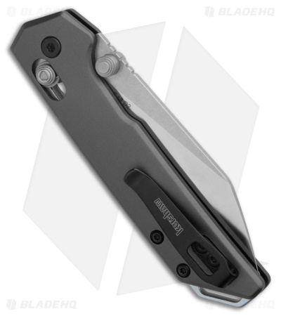 Kershaw Mini Iridium Reverse Tanto DuraLock Knife Gray Aluminum (3" SW) 2051R