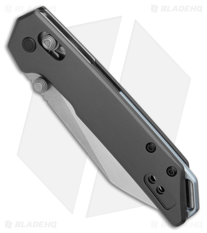 Kershaw Mini Iridium Reverse Tanto DuraLock Knife Gray Aluminum (3" SW) 2051R