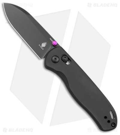 Kizer Drop Bear Clutch Lock Knife Black Aluminum - Blade HQ