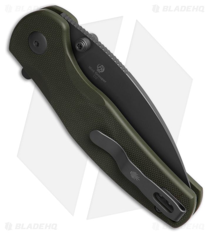 Kizer Azo Mini Grouper Knife Olive Green G-10 Gray SW
