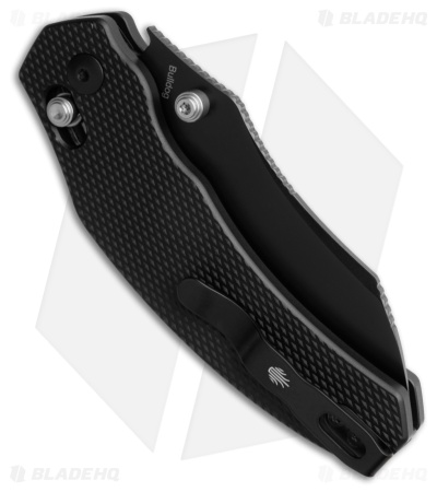 Kizer Bulldog Clutch Lock Knife Black Aluminum (3" Black) V3672A1